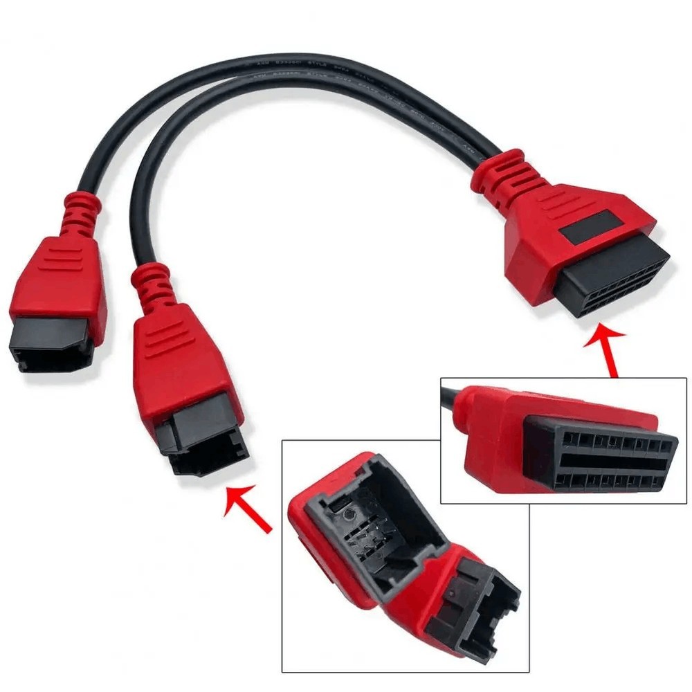 12+8Pin Programming Connector Cable Adaptor For Chrysler Autel Maxisys MSCHRY128