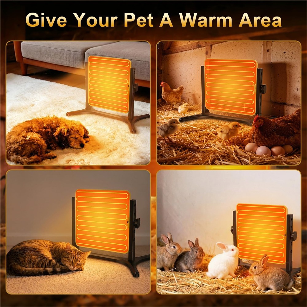 Smart Chick Brooder Plate - Energy Efficient Chick Heat Plate with Adjustable He