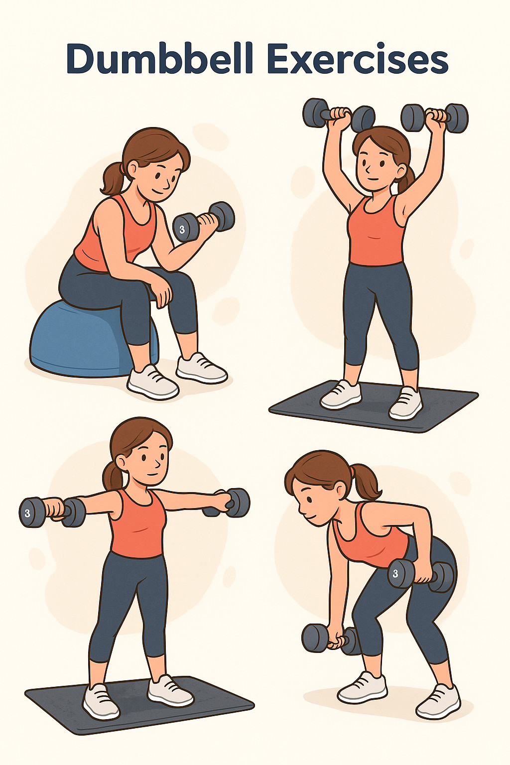 Neoprene Dumbbell Weights Pairs & Sets | 10lb Pair of Dumbbells Grey Brand New.