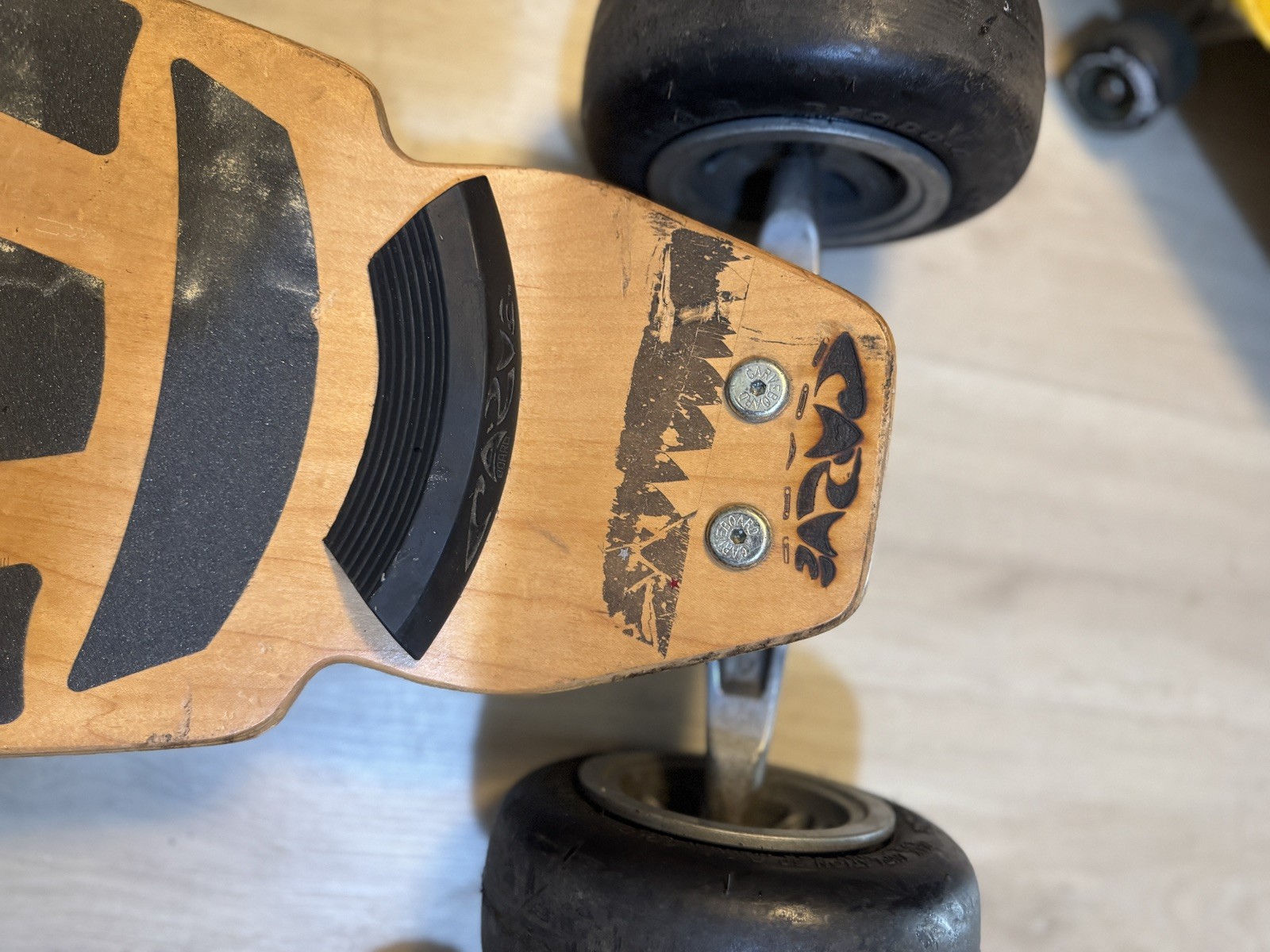 Fat Tire Surf Carveboard Original RARE Dragon Paws California Super Surfer 43"