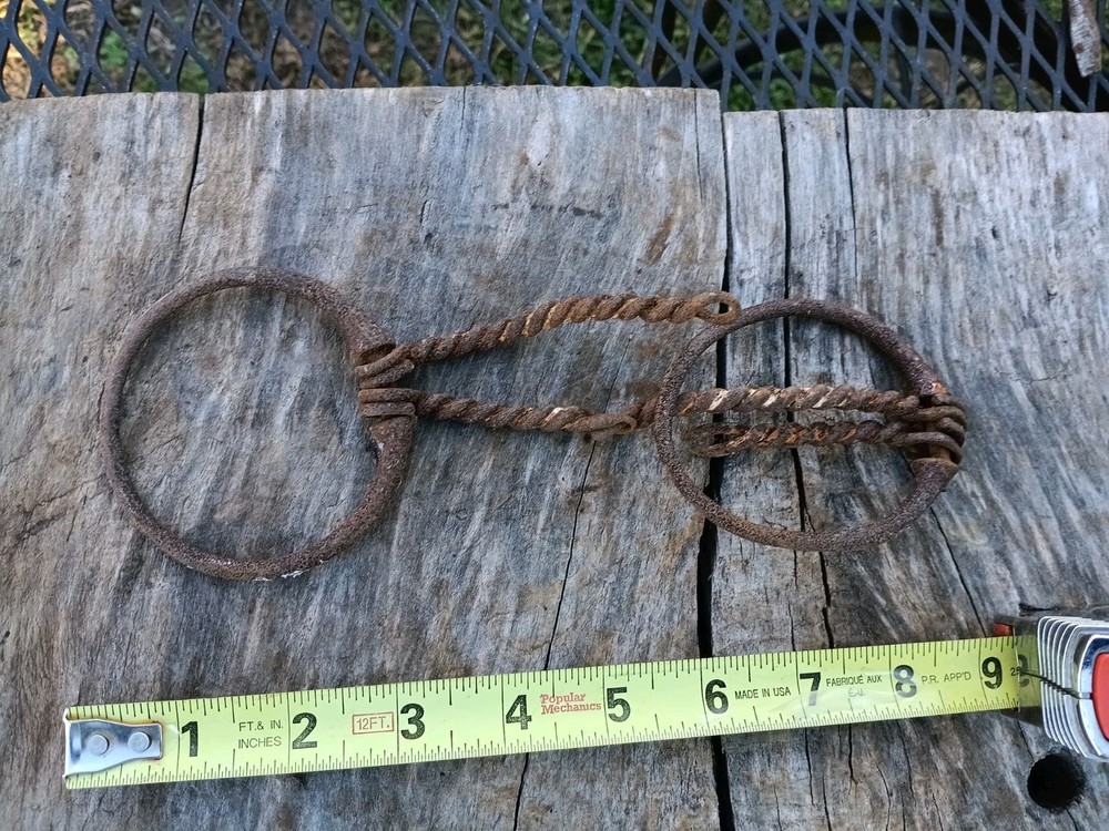 Antique Braided Horse Bit