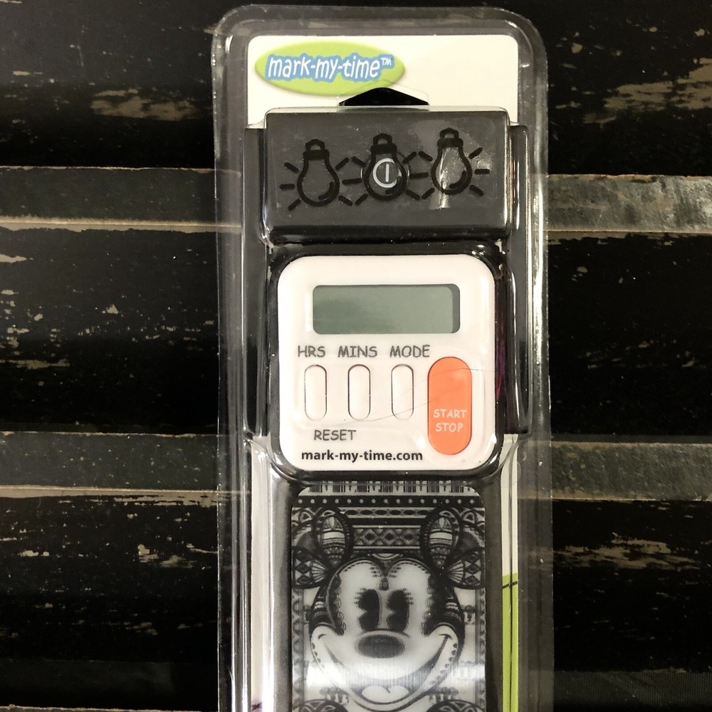 Mark-My-Time Bookmark Disney Mickey Mouse Reading Timer Booklight NEW