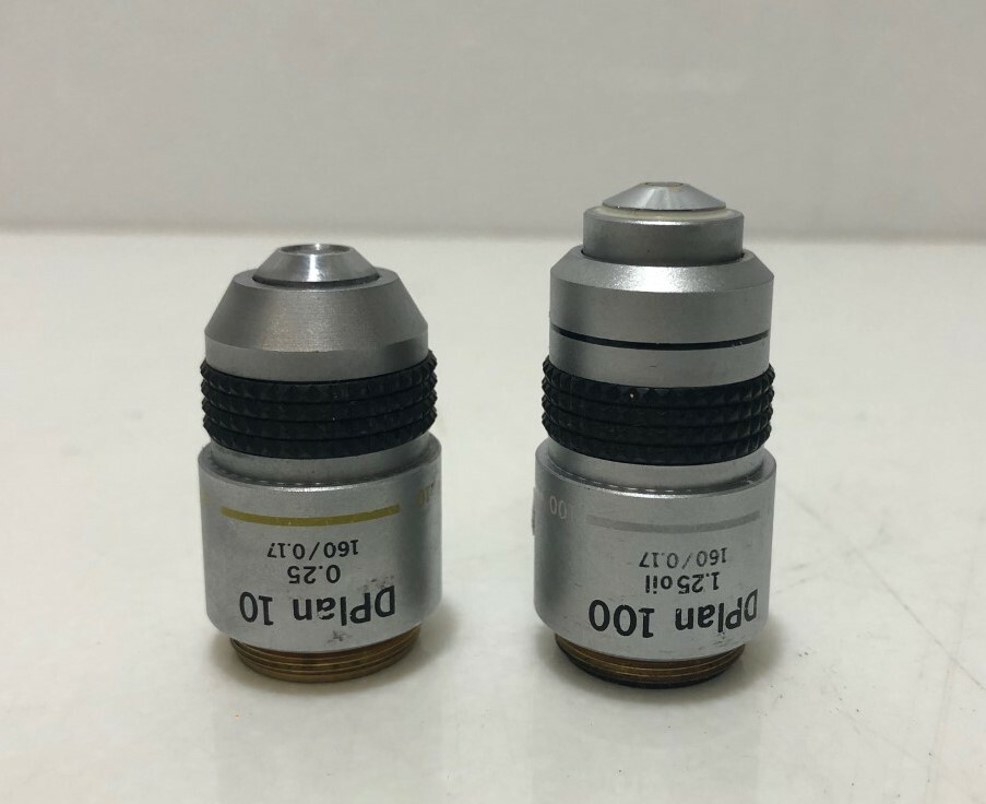 Olympus DPlan 10x 100x Microscope Objectives Plan BH2 CH2, DHL Shipping Wold Wid