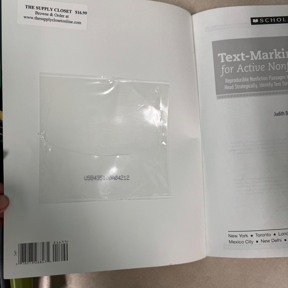 Scholastic Text-Marking Lessons for Active Nonfiction Reading Grades 2-3 CD