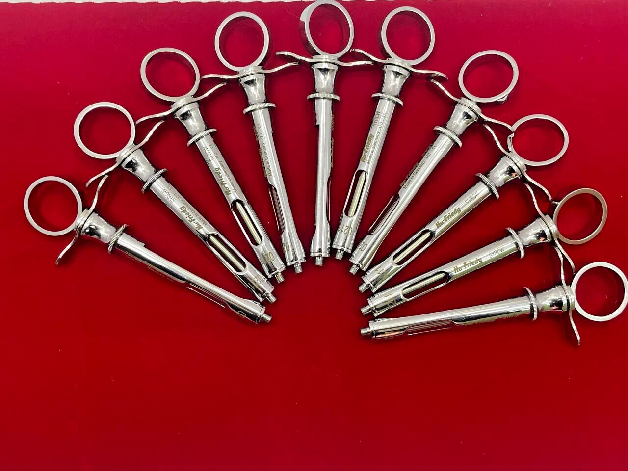 Lot of 30 PC Hu-Friedy CW Style Dental Anesthetic Aspirating 1.8ml Syringe SYRCW