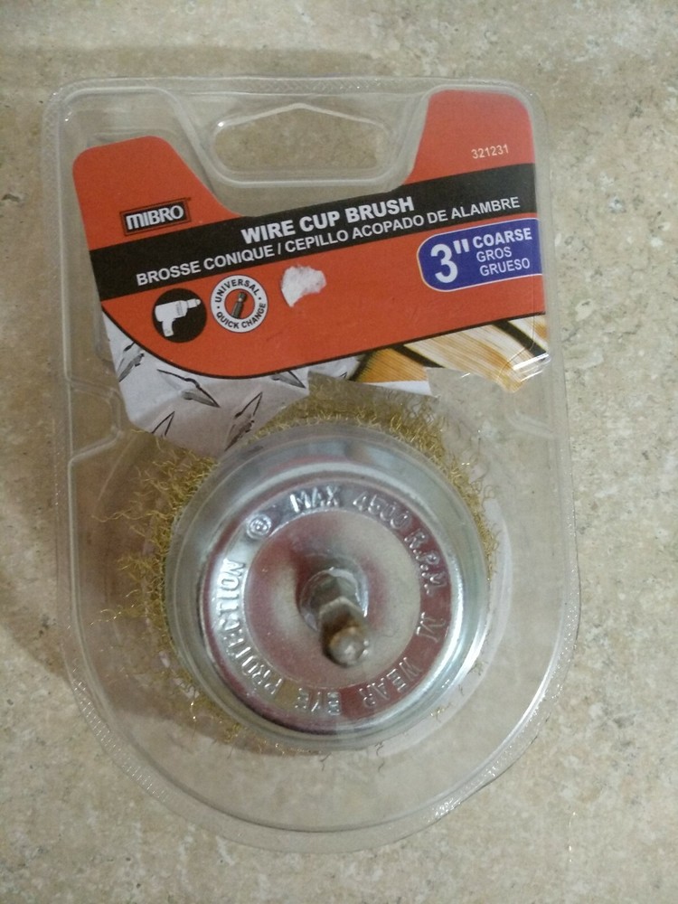 MIBRO 3" Wire Cup Brush Coarse