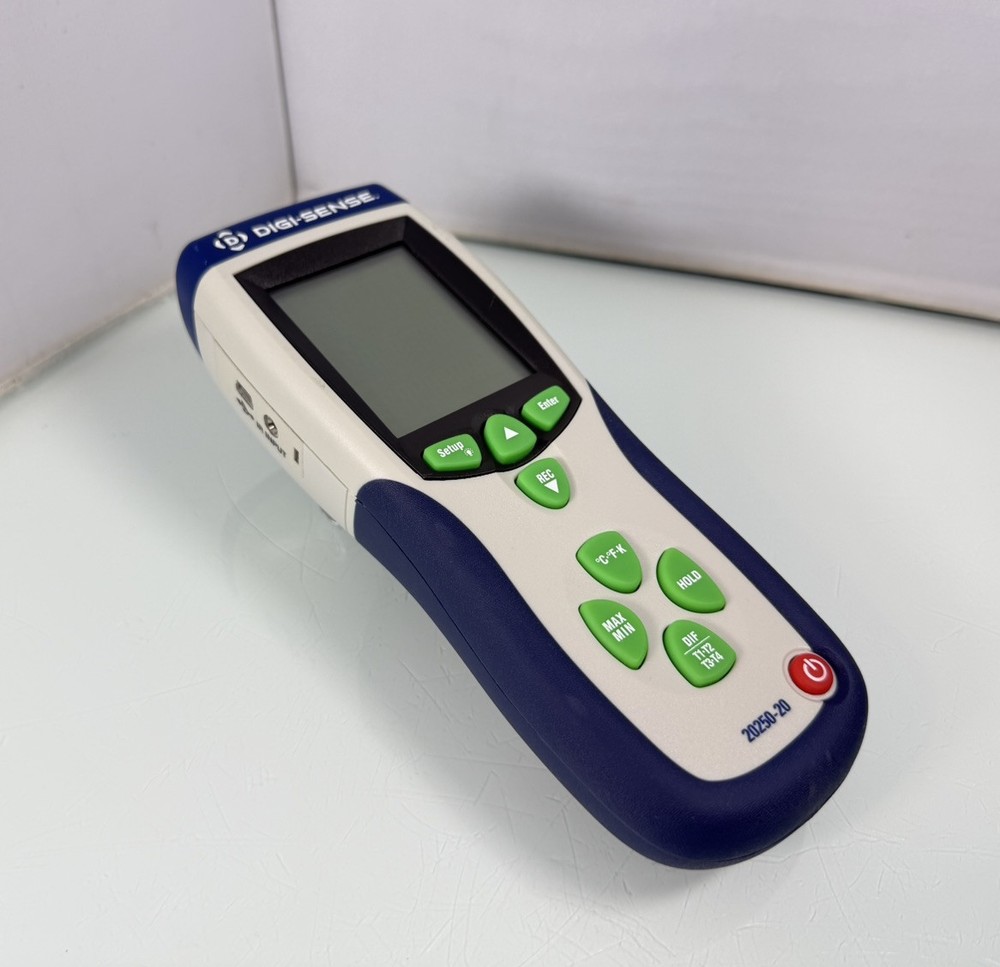 Digi-Sense WD-20250-20 Pro 4-Input Data Logging Thermocouple Thermometer Tool