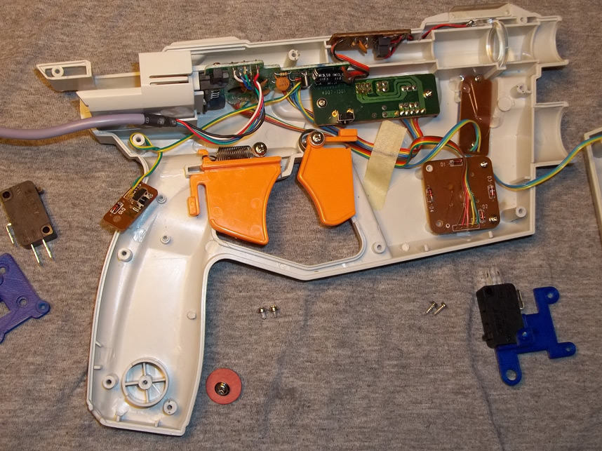 Sega Dreamcast Interact Starfire Light Gun Microswitch Kit Bracket