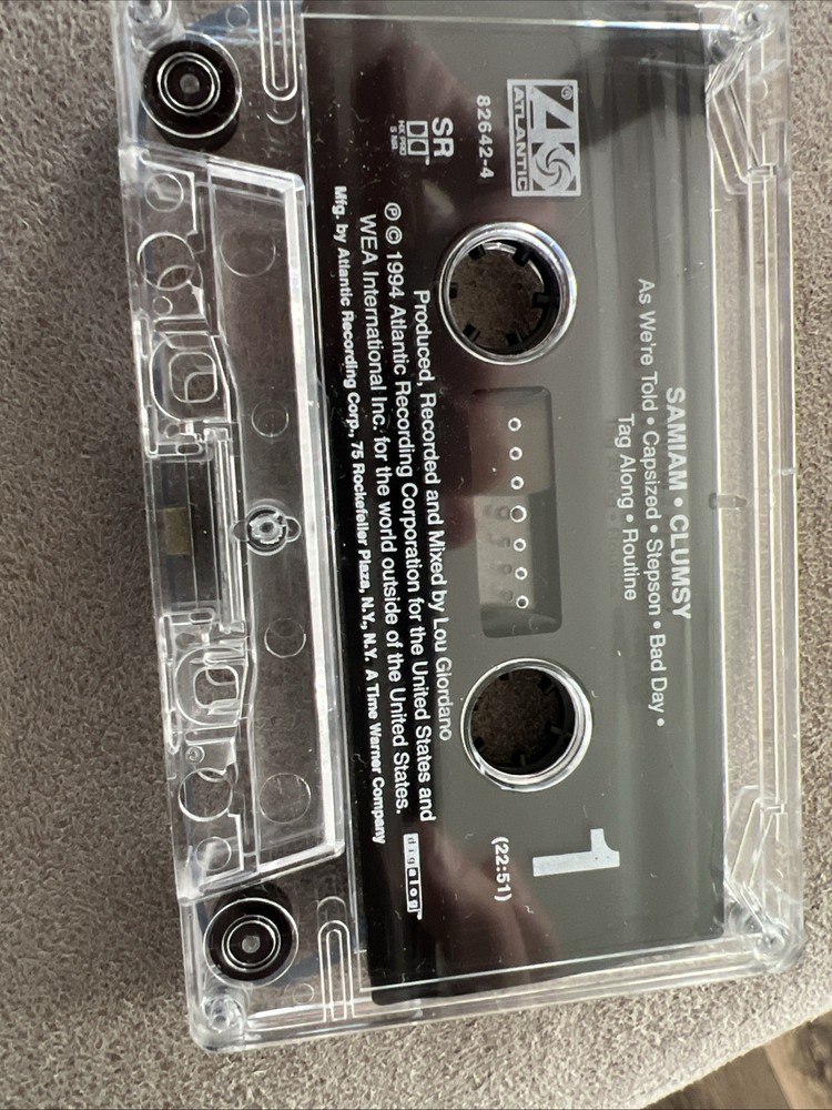 SAMIAM CLUMSY CASSETTE EMO HARDCORE PUNK ROCK