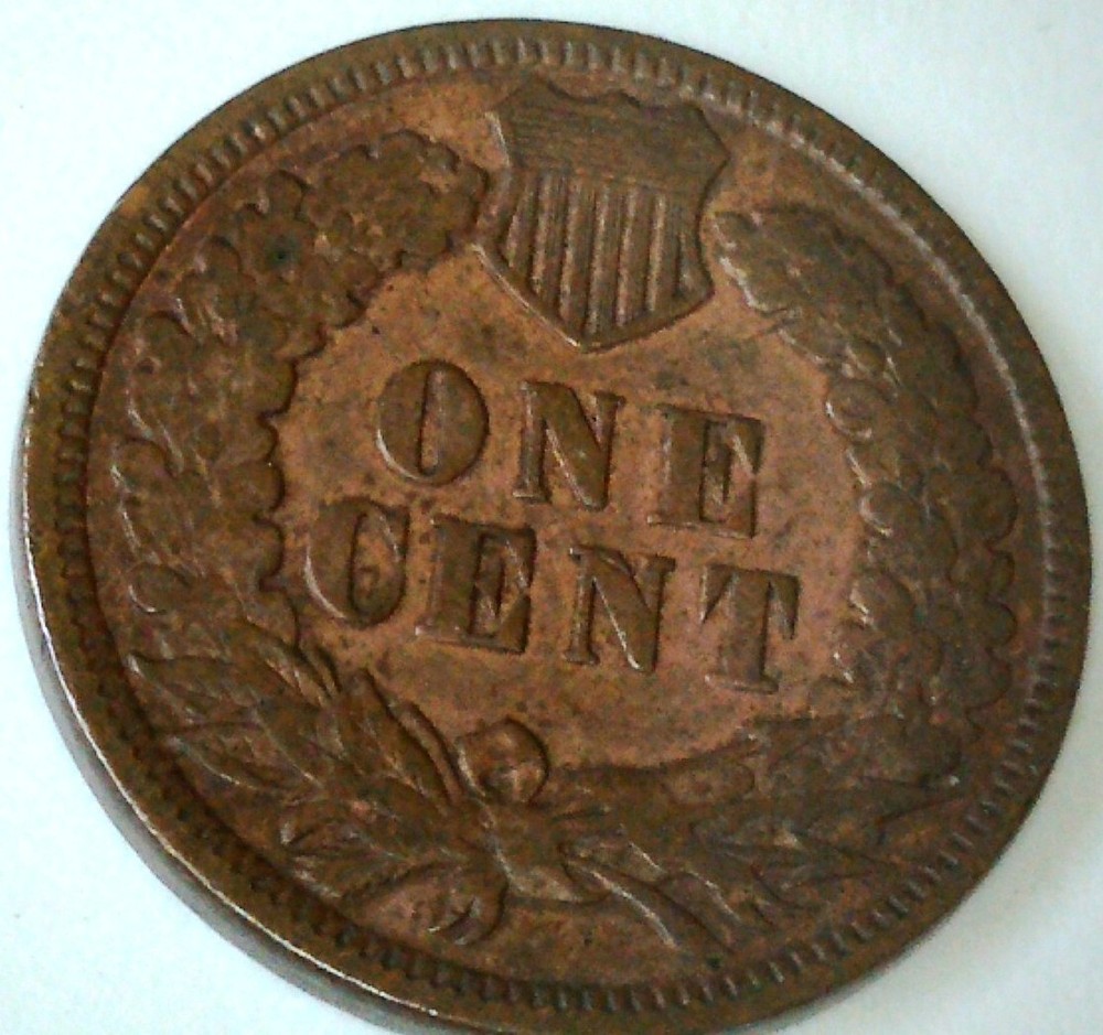 1898 INDIAN HEAD PENNY VF Full LIBERTY Sharp Features Small Cent Type Coin MY30B