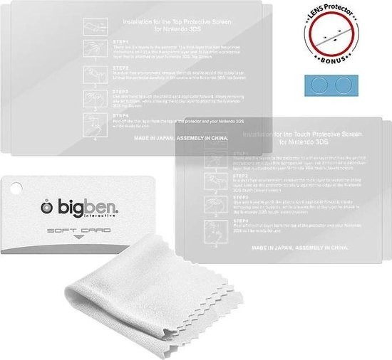 🔥 NEW Nintendo 3DS Screen Protector + LENS Protector - 2DS Compatible 🔥