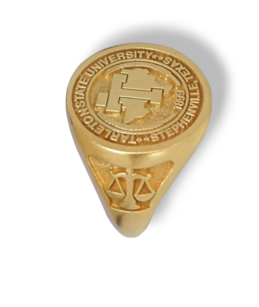 Tarleton State University Class Ring 2023 – Gold Finish Graduation Ring, Stephen