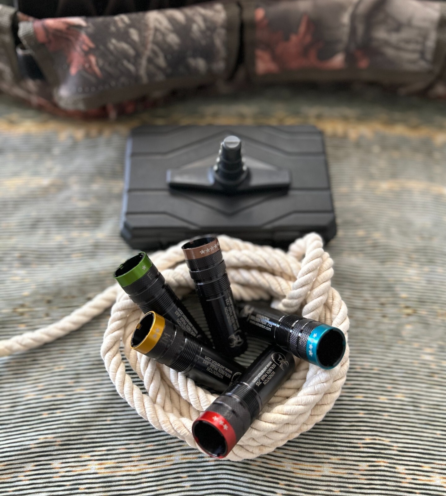 Beretta/Benelli Mobil Thread Extended Choke Tubes Set 12ga Black 5x / Winenton