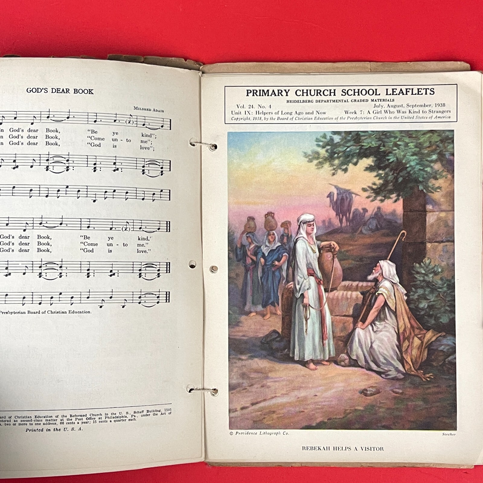 1930s Church School Leaflets Collection - Rare Ephemera - Over 100 Pieces