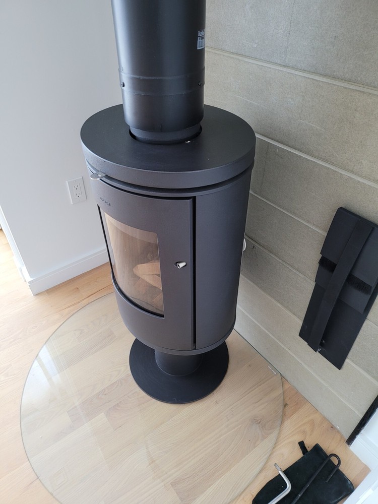 Morso 6148 B Wood Burning Stove & Morso Loop Fire Tools, Both Essentially New