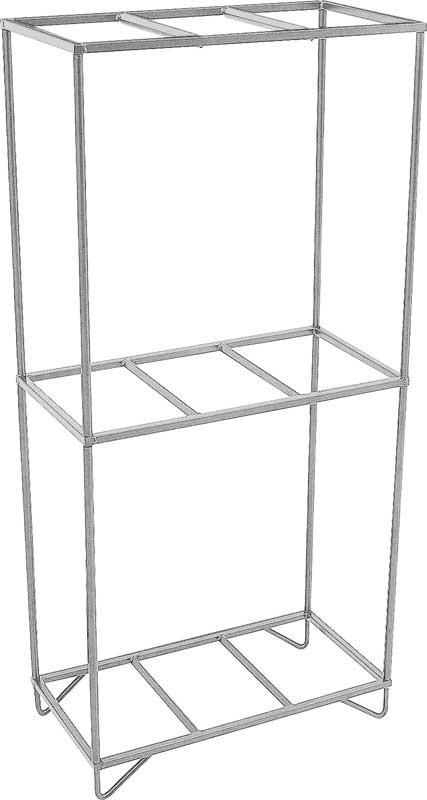 Wheel Display Storage Rack Chrome