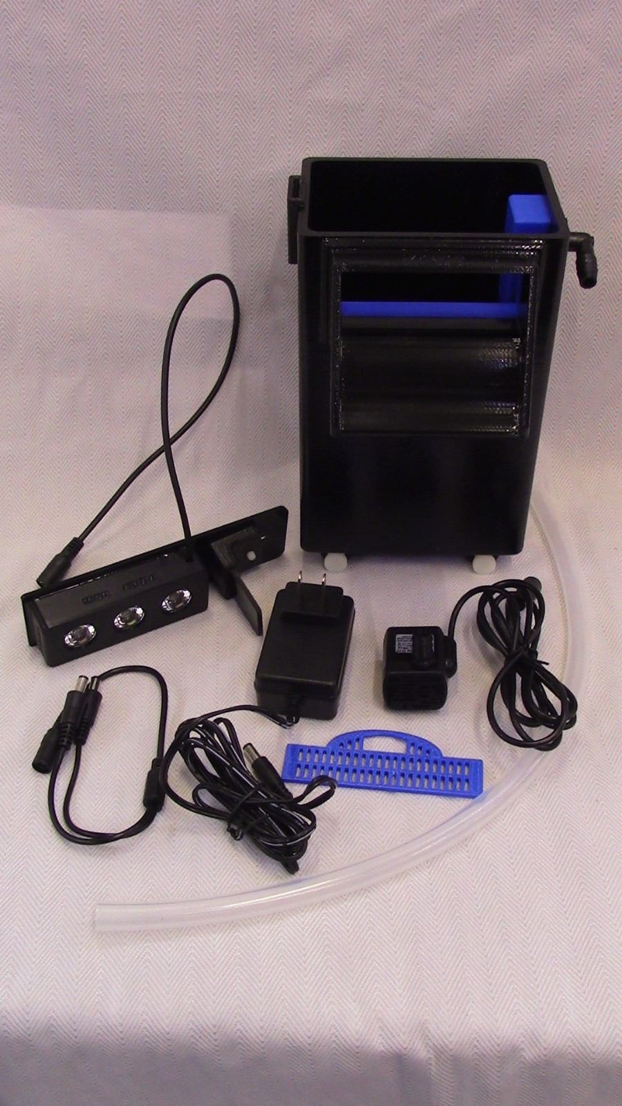 Refugium, WSR-Mini Fuge-100 Hang on Refugium System W/Pump and LED Light