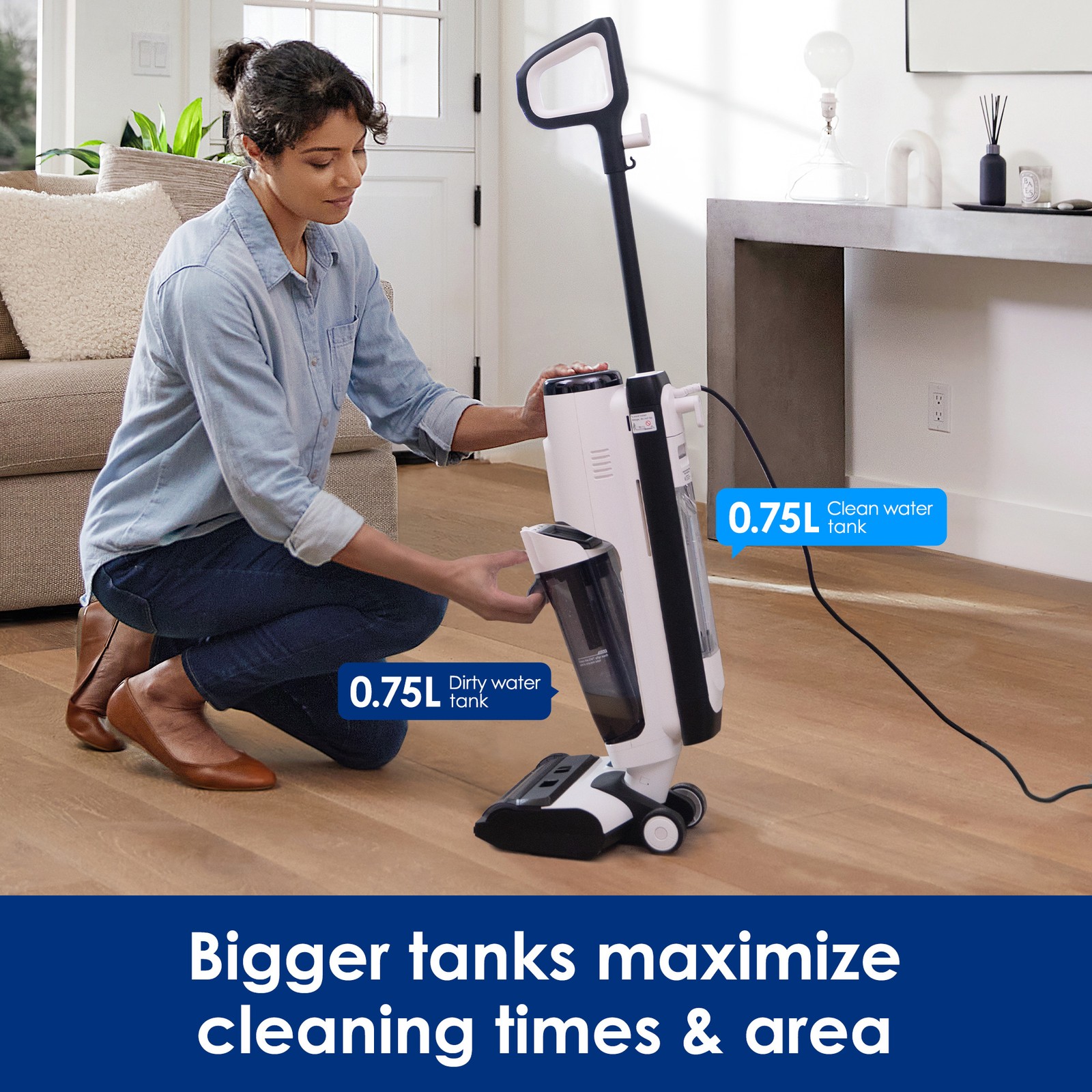 Tineco FLOOR ONE S5 Steam Smart Wet-Dry Vacuum Cleaner