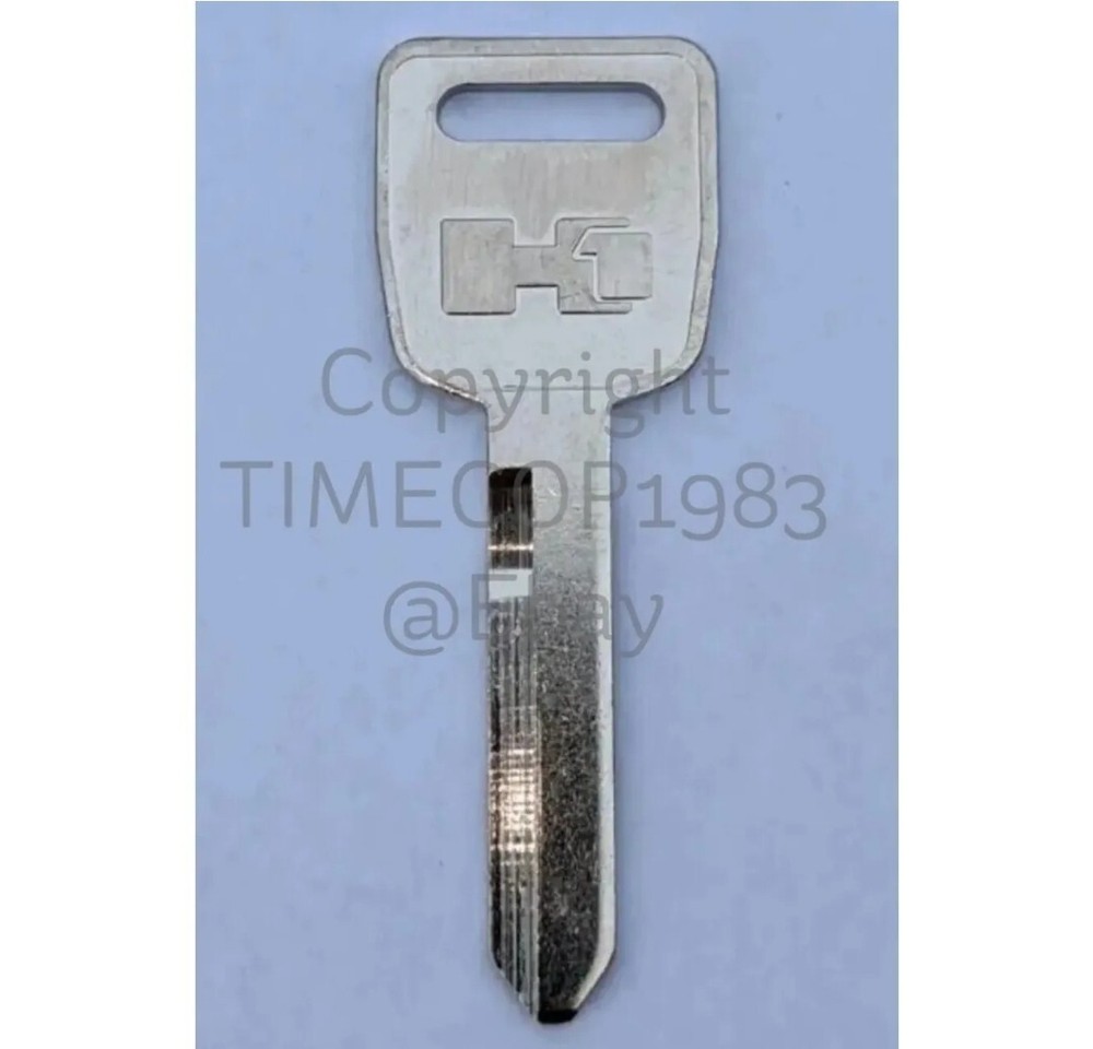Hummer H1 Key Blank SILVER