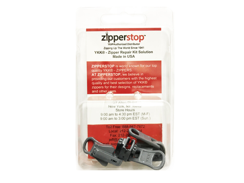 3 Pulls YKK Kit #5 Molded Reversible Fancy Pulls Vislon slider