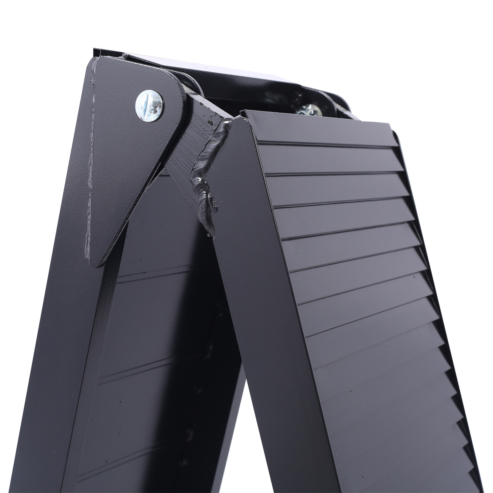 2pcs 80-Inch Aluminum Ramps 1500 lbs Folding Loading Ramps for Truck Lawn Mowers