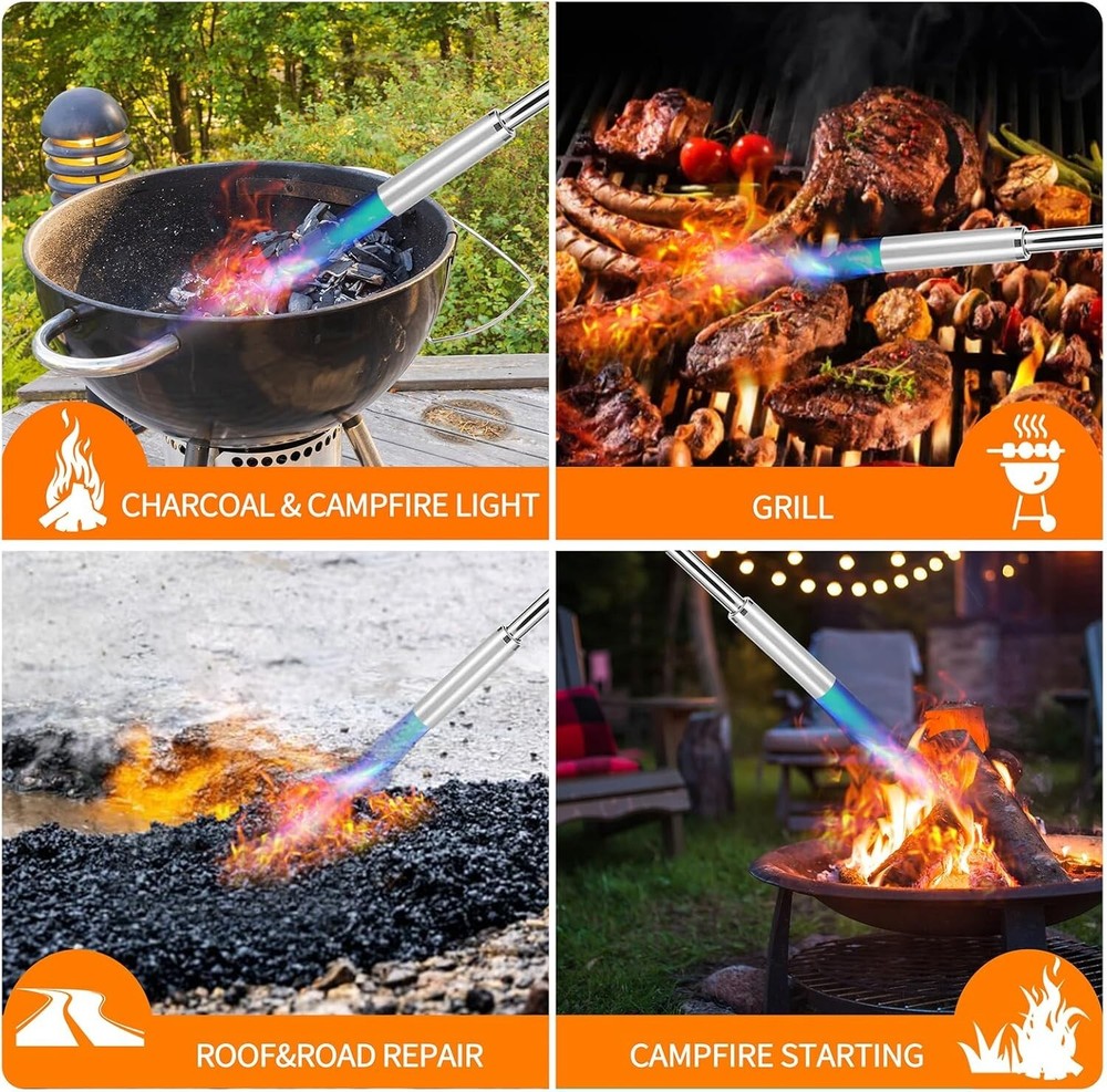 Self-Igniting 50,000 BTU Outdoor Torch