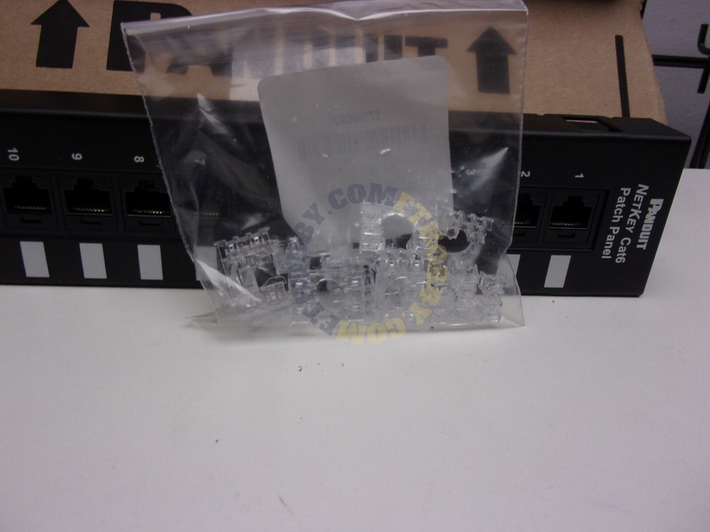Panduit NK6PPG12WY Flat Punchdown Keystone Patch Panel