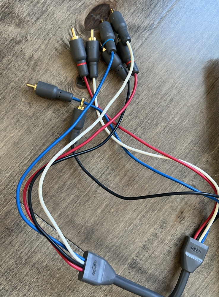 Tsunami RCA Audio Cables 4 Channel-RCA Double Shielded Audio Cables