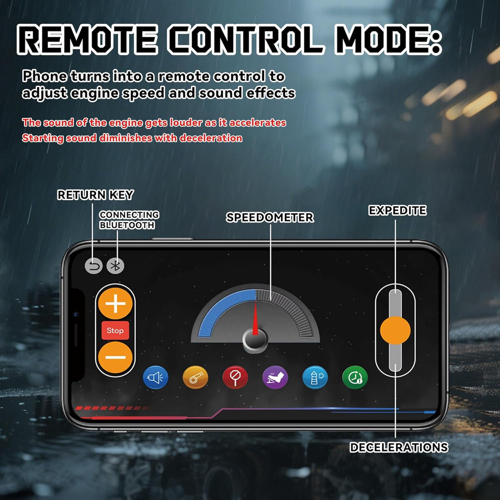 V8 Mini Engine Model Kit That Runs Building Sets with Motor, APP Control Technic