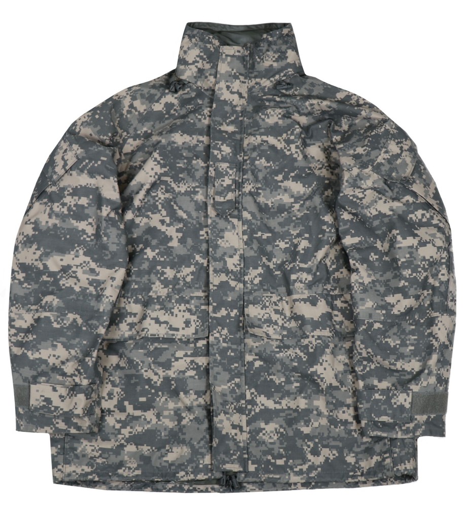 Small Regular - US Army ACU Cold Weather Parka Jacket UCP ECWCS