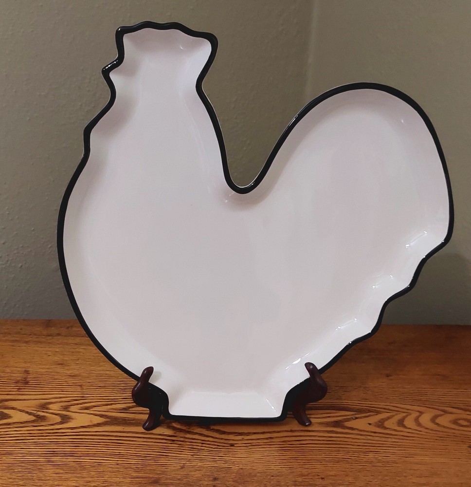2013 "Harry & David" rooster/chicken platter