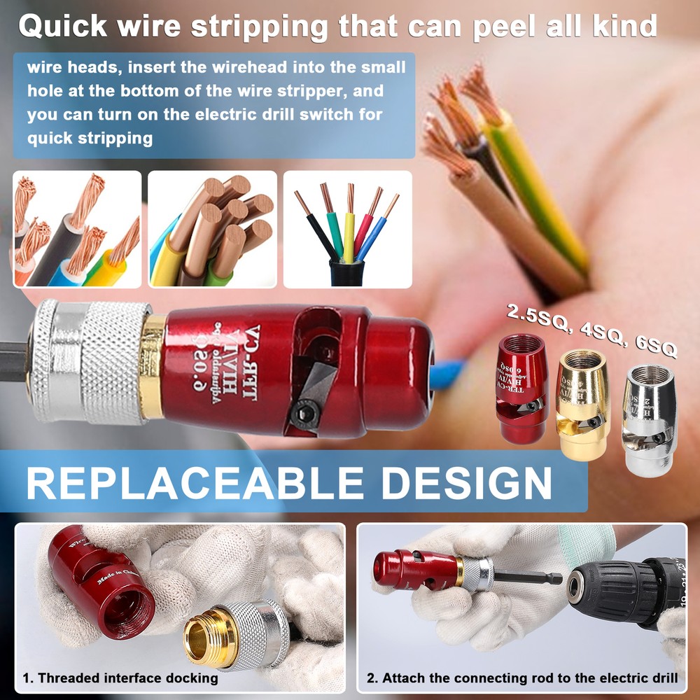 Alloy Electric Wire Stripper Cable Peeling Stripper Practical D9T8