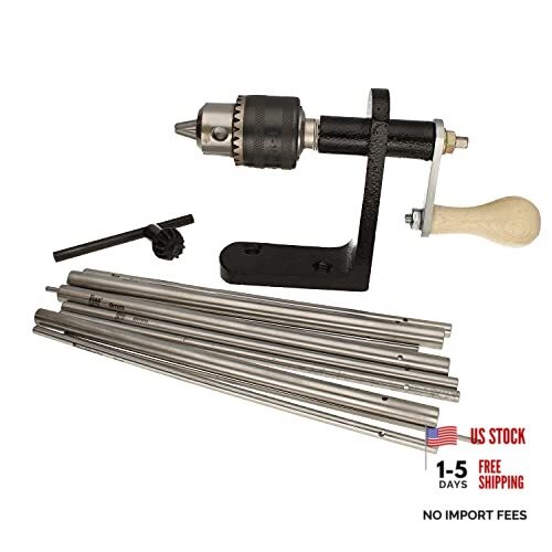 EZ Coiler Pro – Wire Elements – Includes Mountable Base, Chuck Key, 9 Mandrels