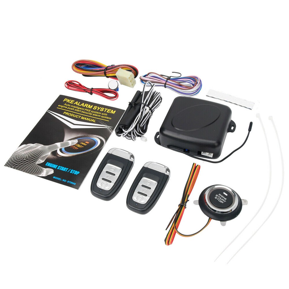 Keyless Entry Engine Start Alarm System Push Button Remote Starter Stop Car SUV