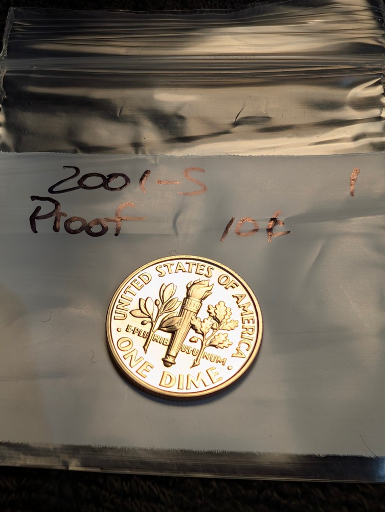 2001 S Proof Roosevelt Dime ** From Proof Set **