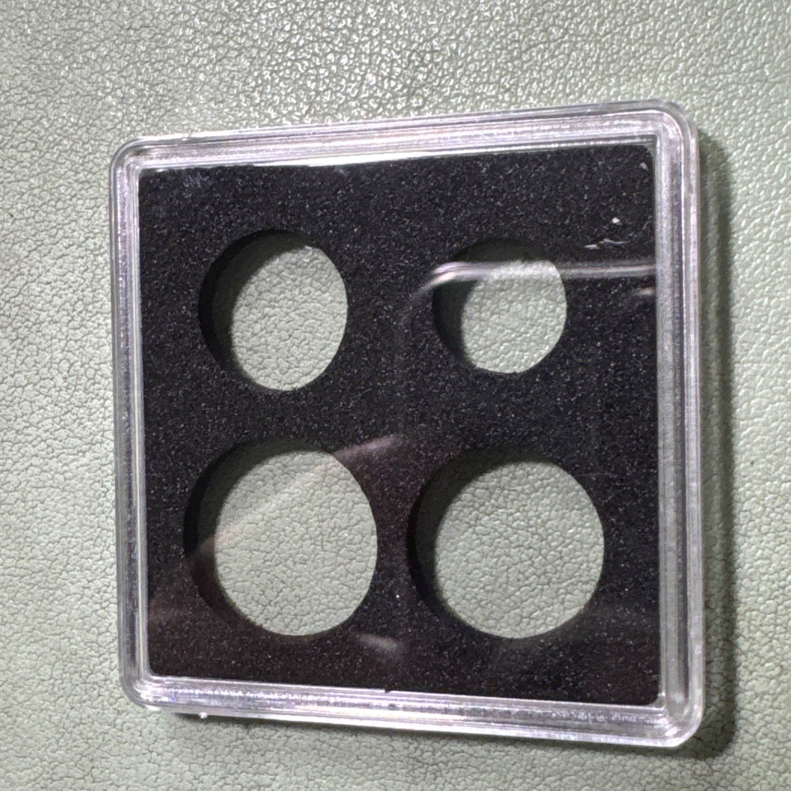 Plastic MAUNDY Case FOR 4 COIN SET, No Coins