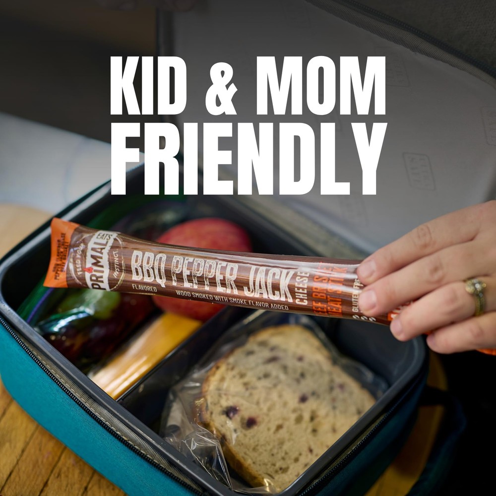 Primal Eats Sample Pack 100% Grass Fed Beef Brisket Meat Sticks, 3oz 10Pack ...