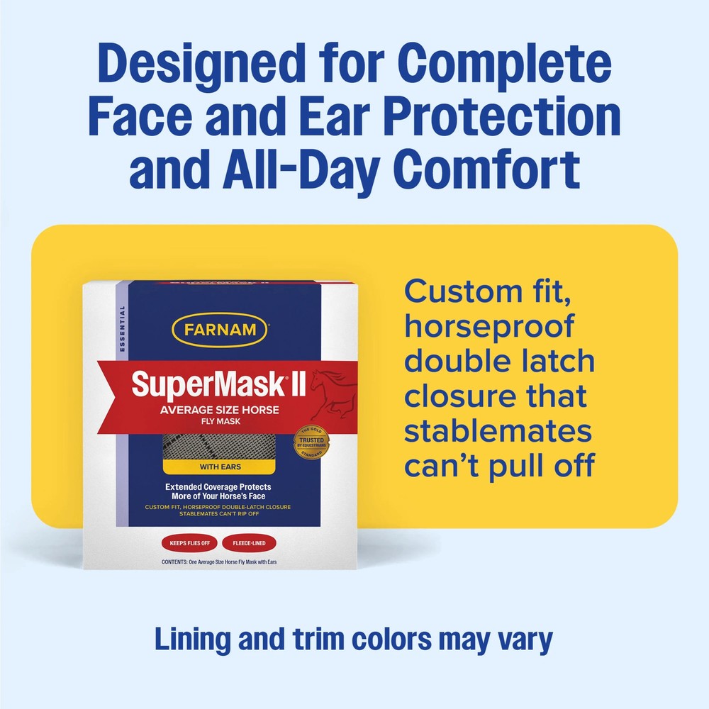 Horse Fly Mask with Ears