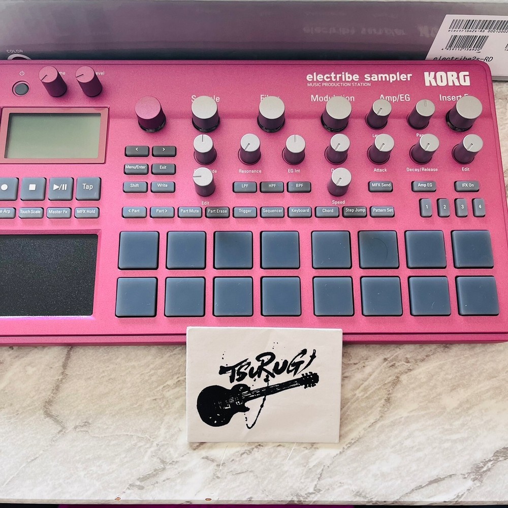 KORG ELECTRIBE2S-RD Synthesizer Sequencer Brand New w/ cable