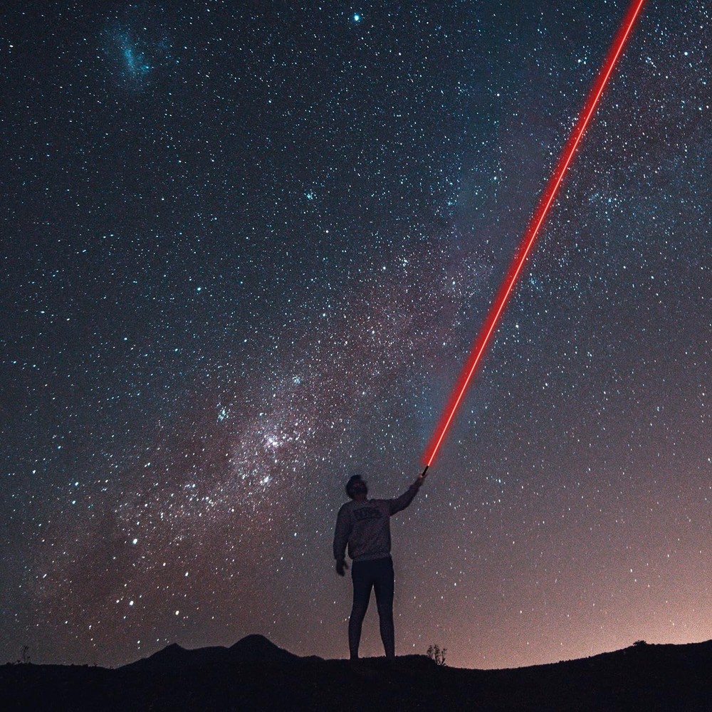 High-Power Rechargeable Red Laser Pointer - 2 Pack for Outdoor & Presentations