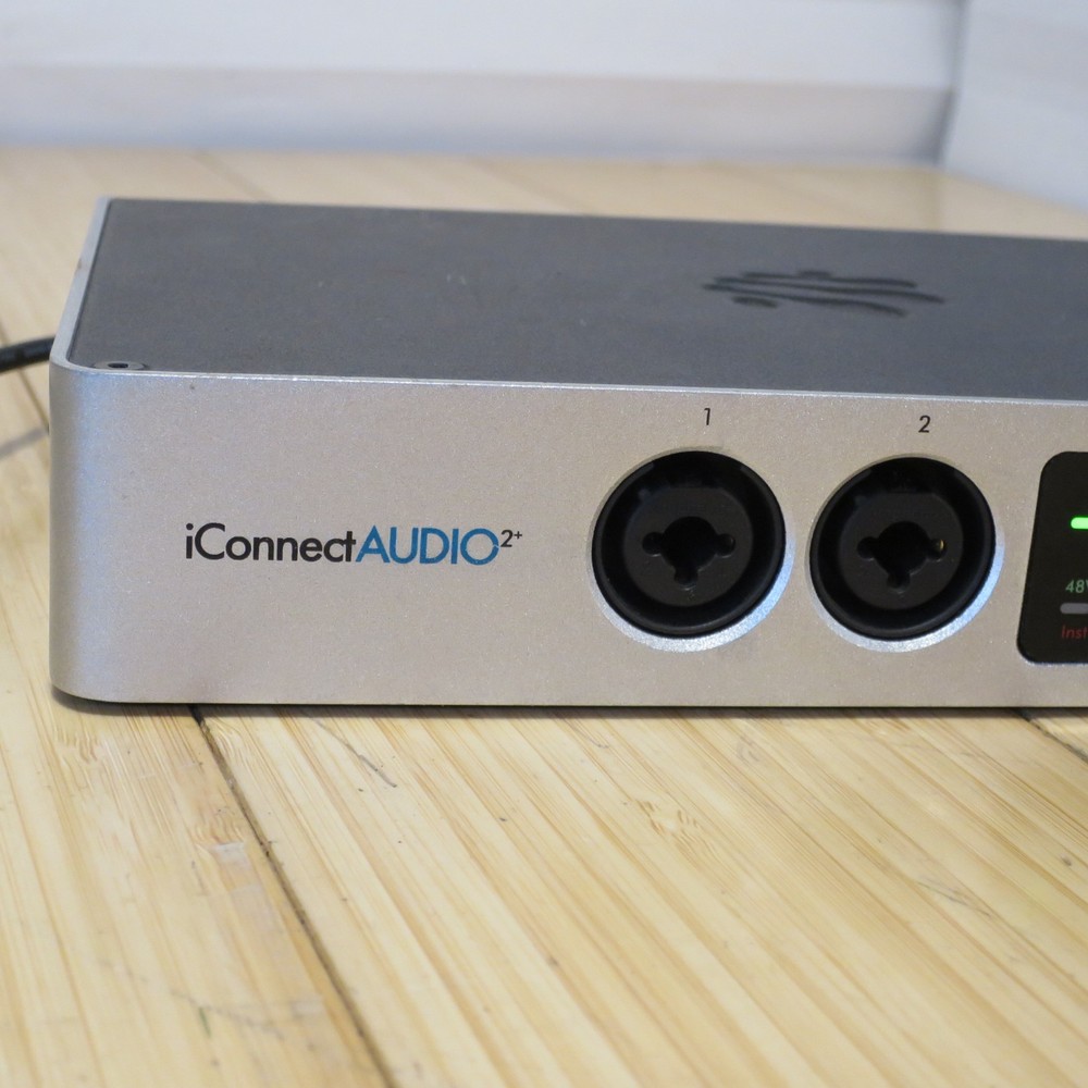 iConnectivity iConnectAUDIO2+ USB Audio Interface MIDI I/O Phantom Power