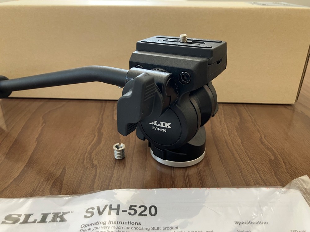 SLIK SVH-520 Fluid Video Head, MINT/IMMACULATE!