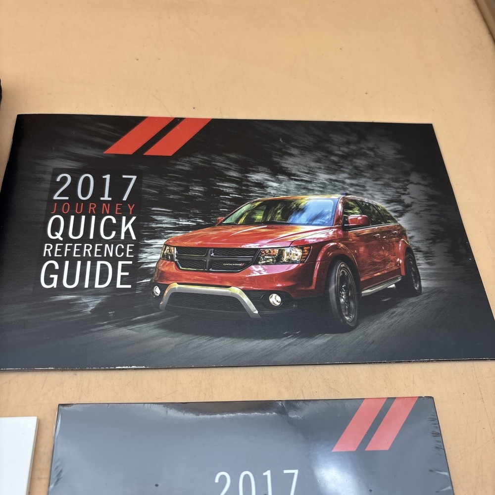2017 Dodge Journey Owners Manual Quick Reference Guide With Case Included