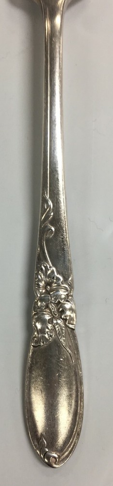Oneida Community White Orchid Silver-Plated Dinner Fork 7 11/16"