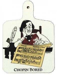 Chopin Bored Chopping Board