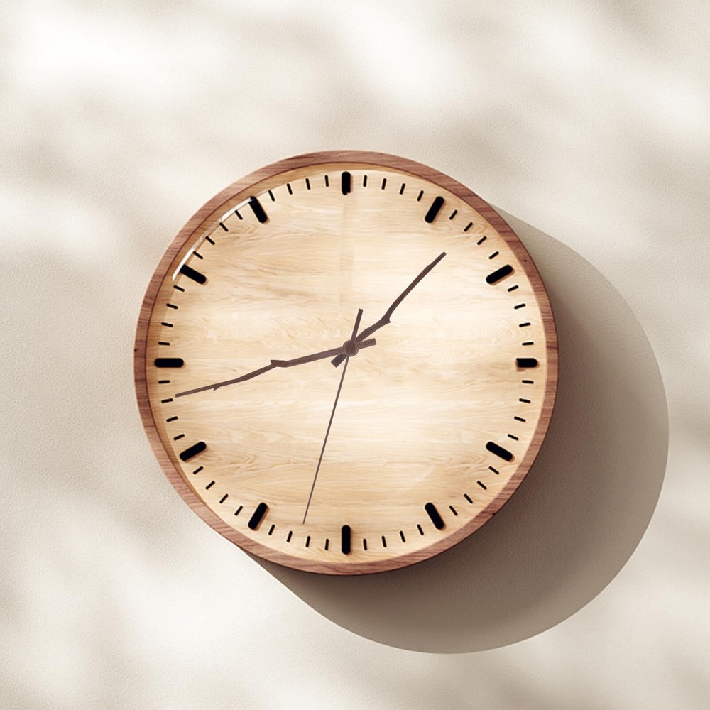 5 Sets Clock Hands Clocks Wood Personality Black Walnut