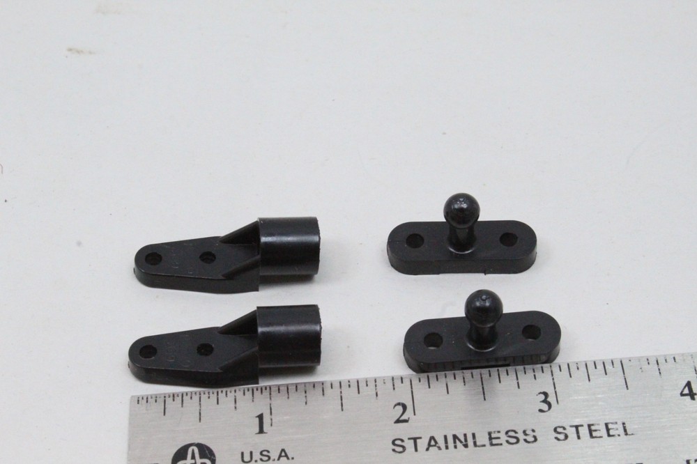 2 Pack Nos Perko 559-DP Black Plastic Door Catch