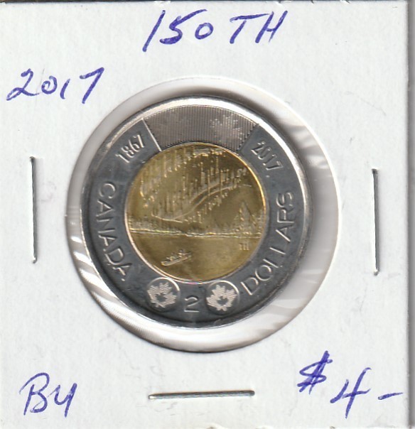 Canada 2017 $2.00 Plain 150th. Ann.