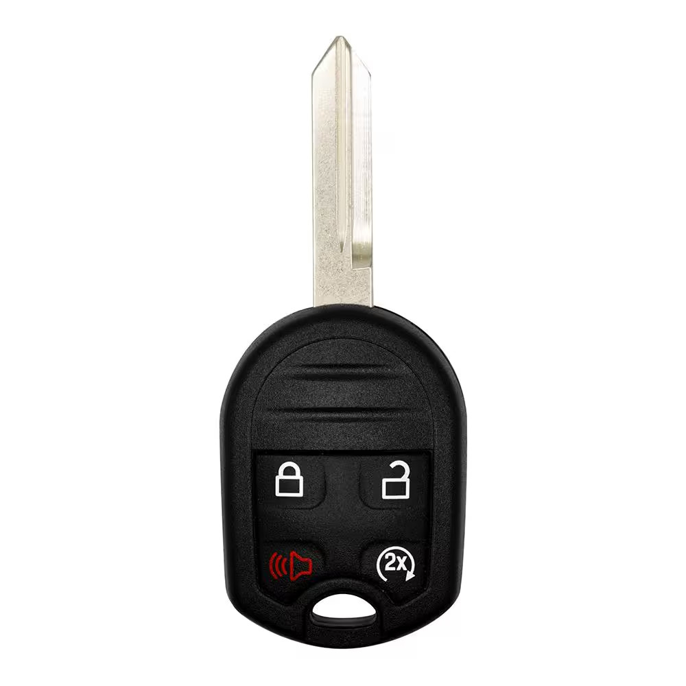 Ford Simple Key - 4-Button Remote and Key Combo with Remote Start - Easy DIY Set