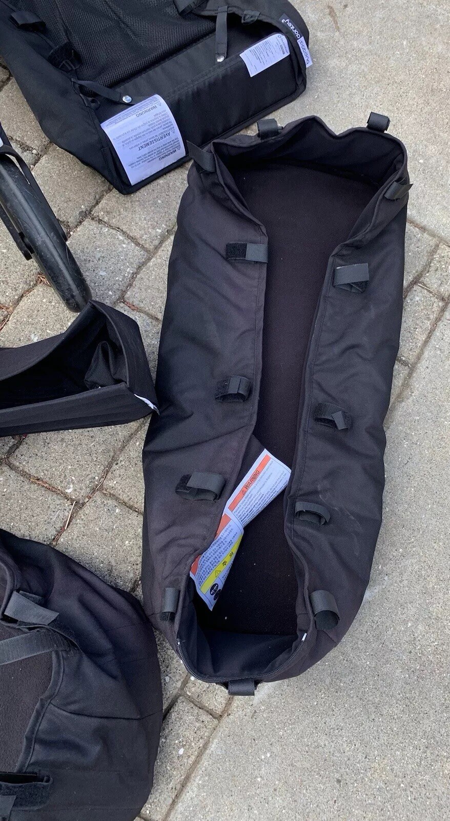 Bugaboo Donkey 3 Twin bassinet and seat stroller With Accessories Black